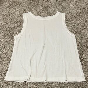 Loft White Sleeveless Top